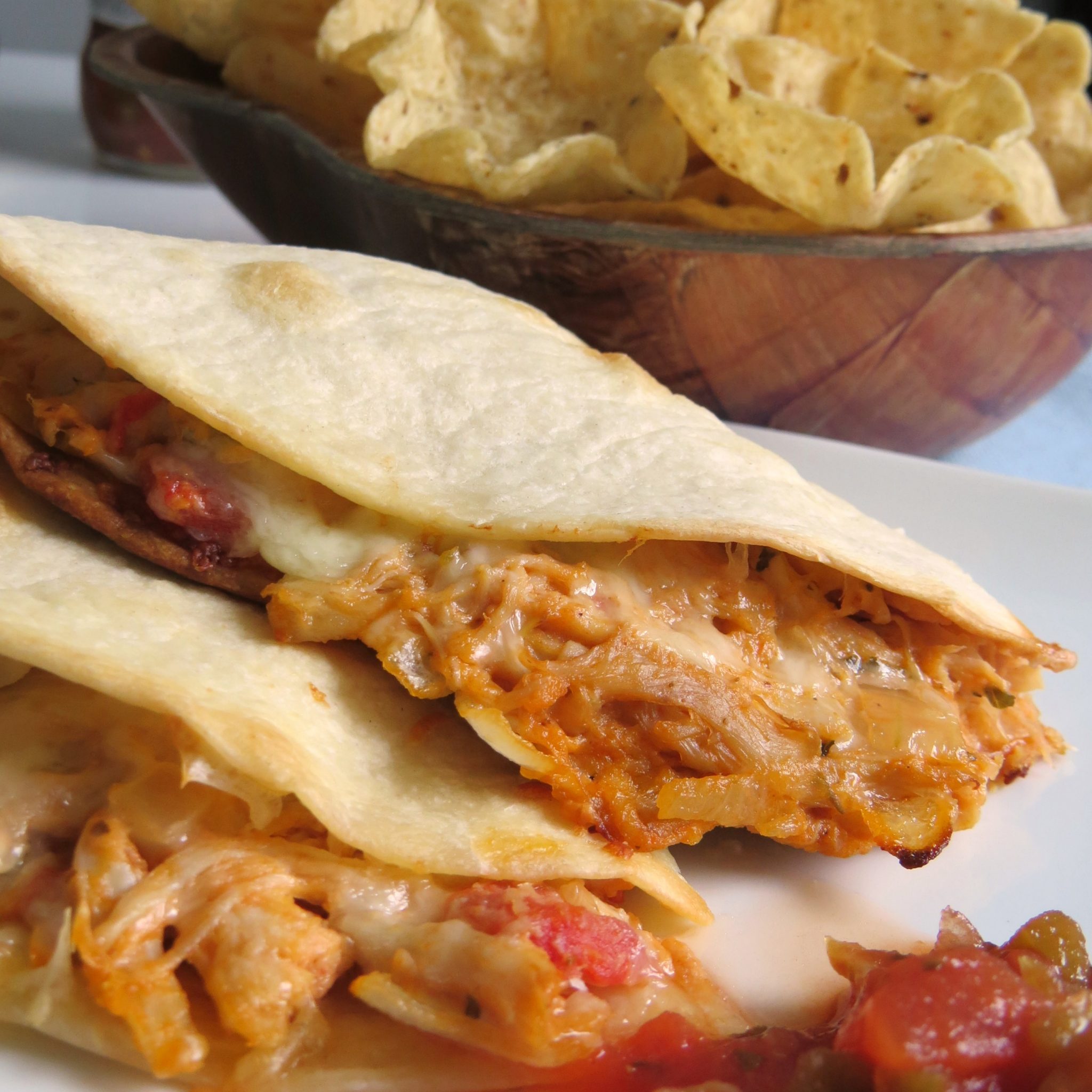 Cheesy Chicken Quesadillas Recipe