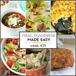 Easy Meal Plan Recipes