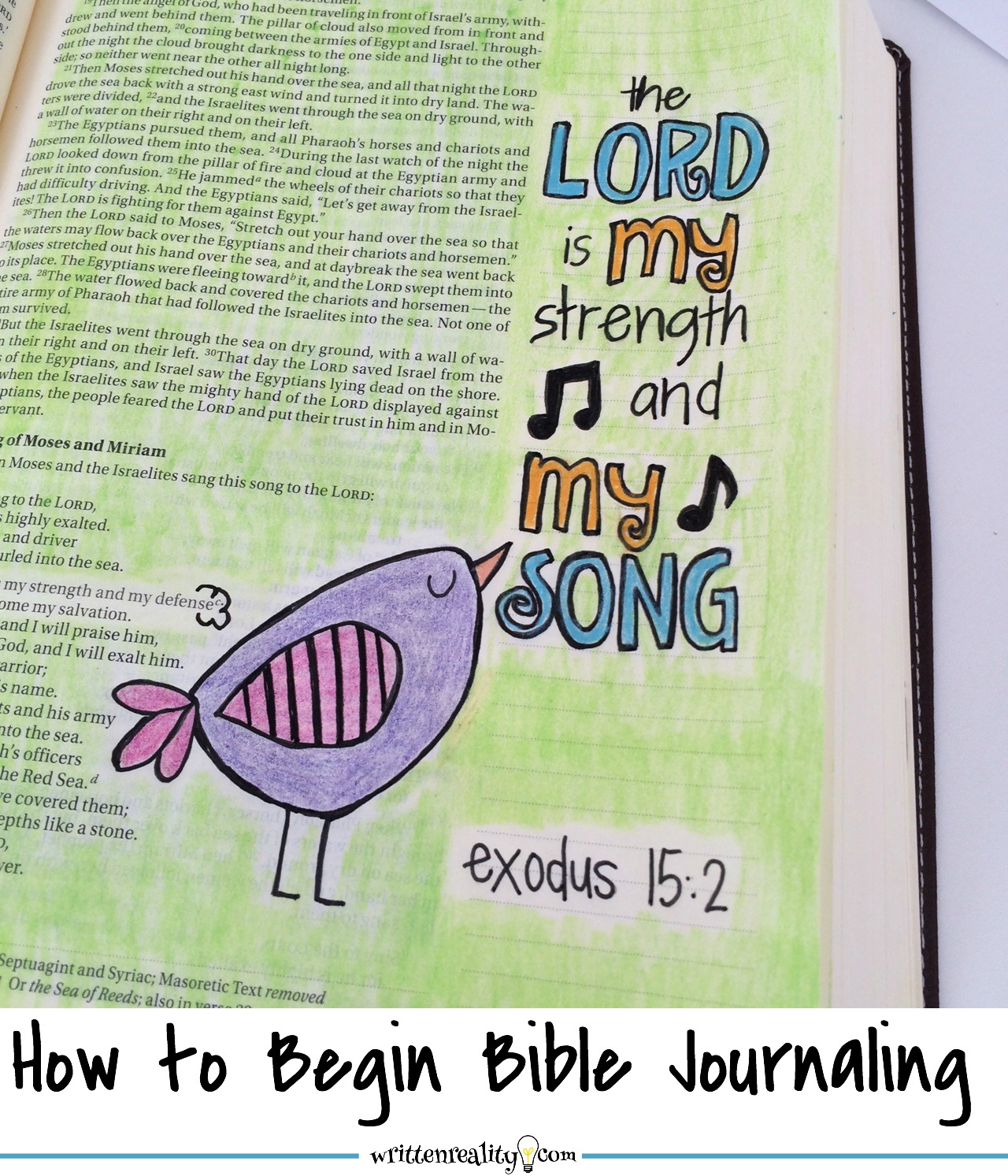Bible Journaling Beginners Version - Written Reality