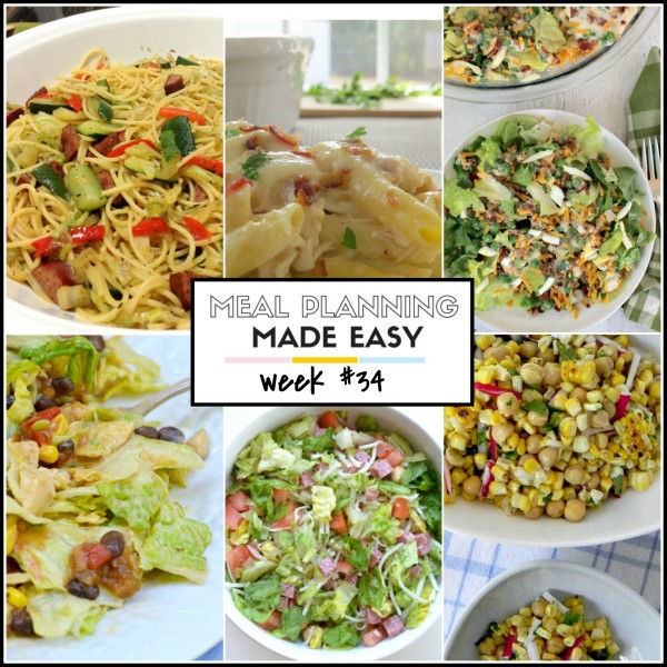 easy meal plan recipes