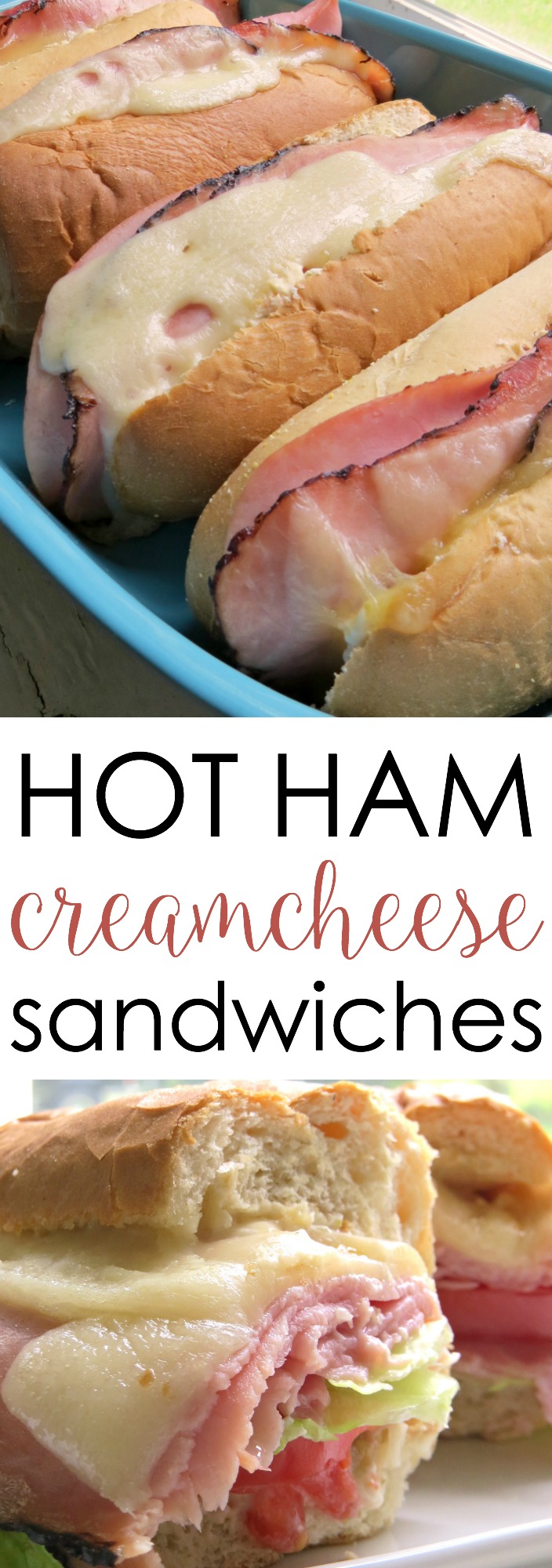 Baked Hot Ham Cheese Sandwiches - Written Reality
