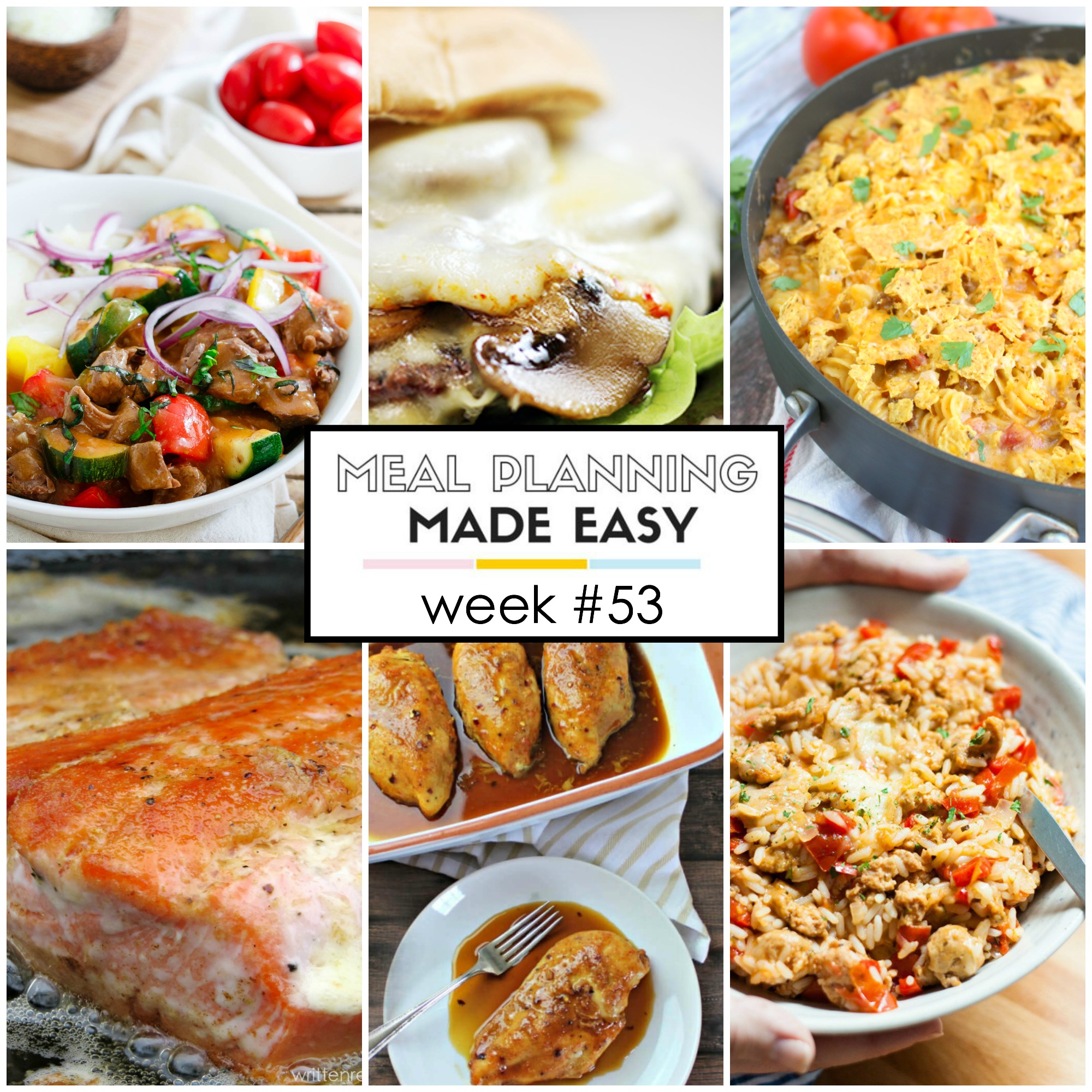 Easy Meal Plan #53 - Written Reality