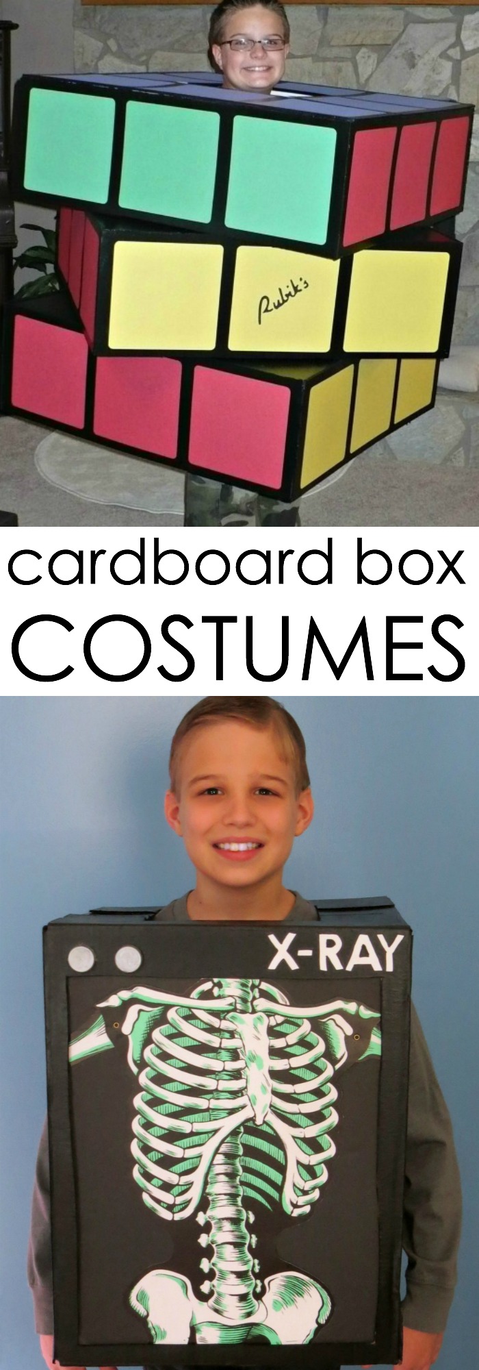 Easy Halloween Cardboard Box Costumes - Written Reality