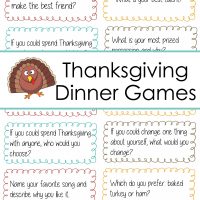 Thanksgiving Dinner Games