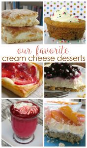 cream cheese desserts