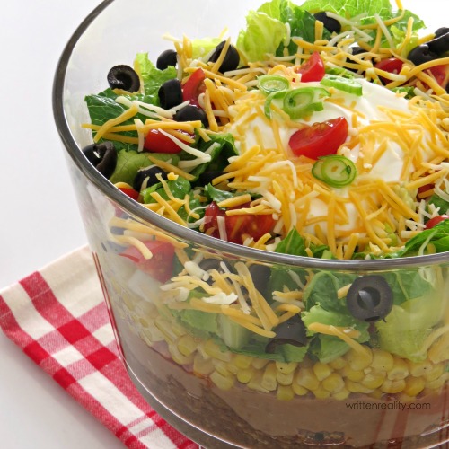Easy Layered Taco Salad Recipe
