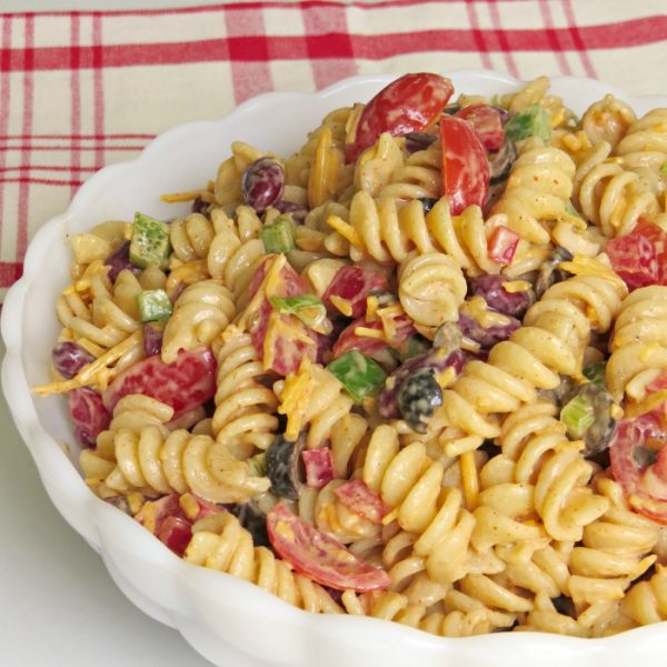 Easy Mexican Pasta Salad - Written Reality