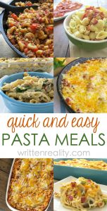 quick easy pasta meals