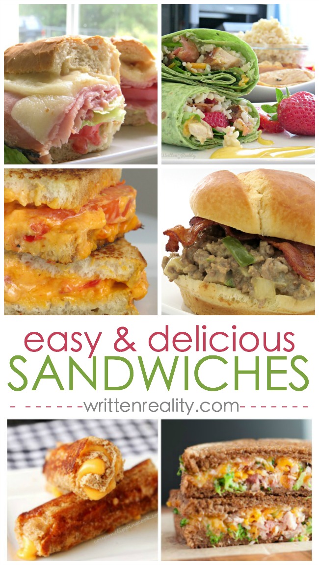 quick easy sandwich recipes