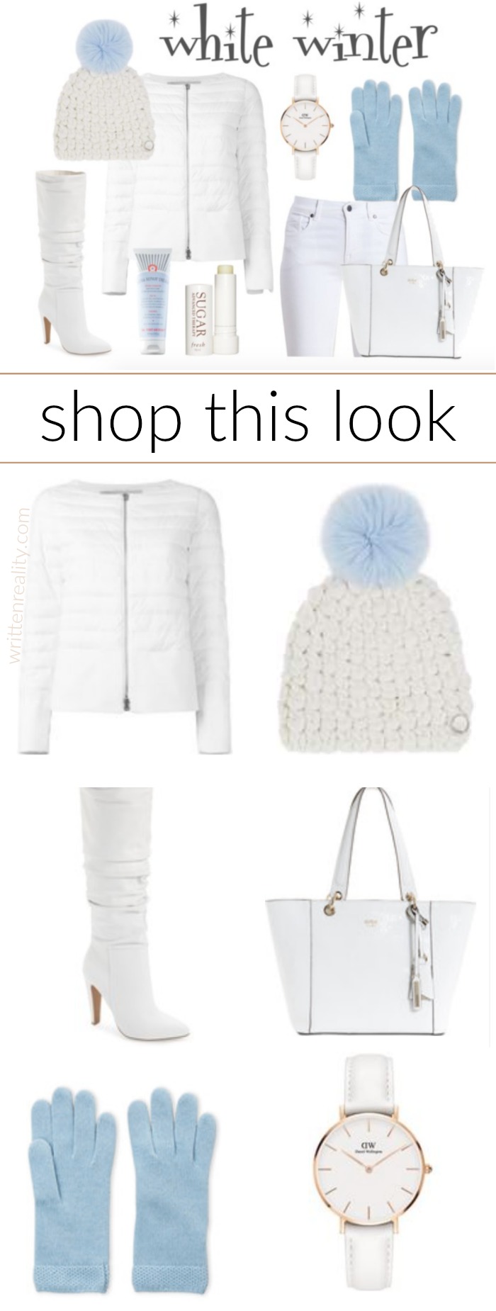 Winter Fashion Women Over 40 in White