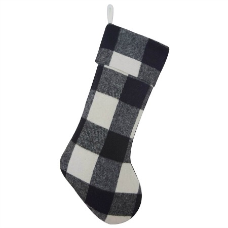 buffalo check christmas stocking