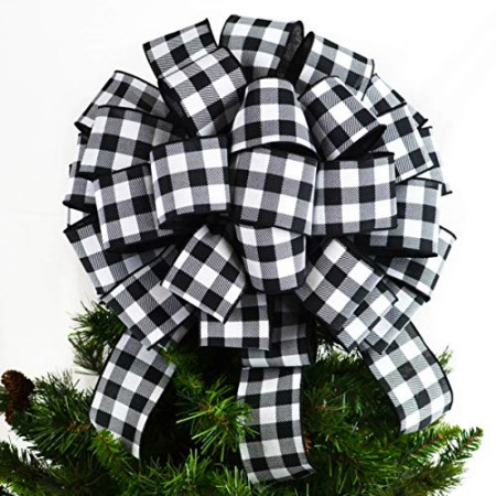 buffalo check tree topper