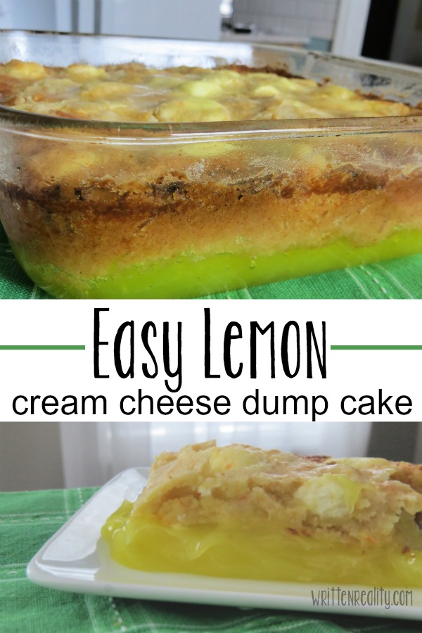 Lemon Cream Cheese Dump Cake Written Reality