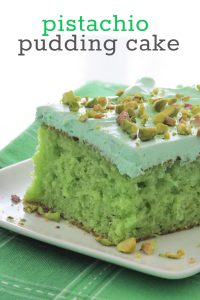 Easy Pistachio Pudding Cake - Written Reality